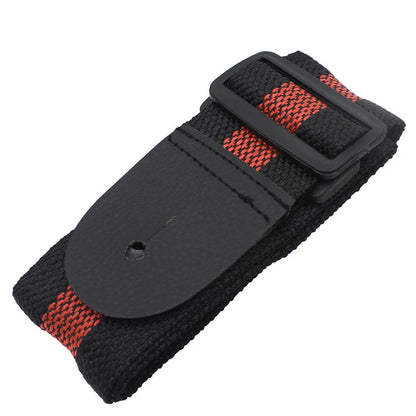Woven crossbody strap for guitars and ukuleles in multiple colours with adjustable length