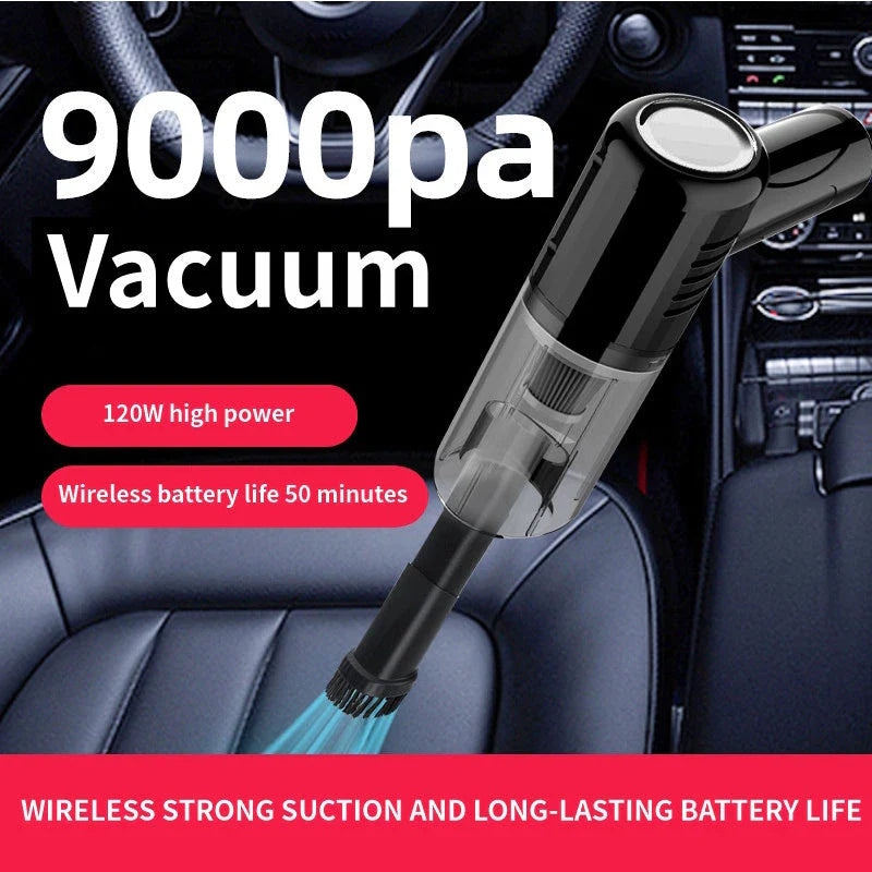 Premium dual-use car vacuum with powerful suction for effortless pet hair removal and versatile wet/dry cleaning capabilities