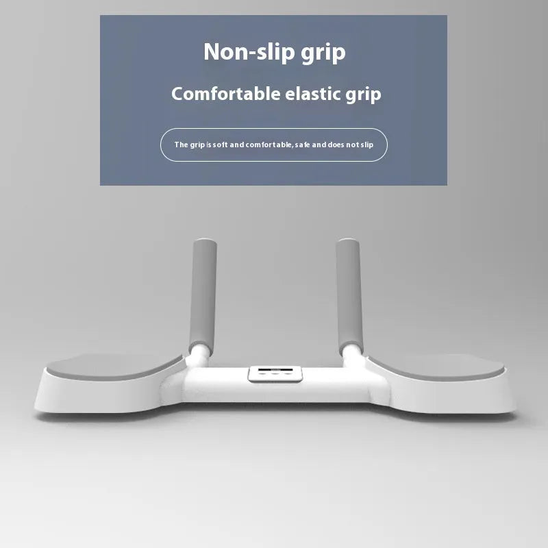 White household flat support trainer with alloy aluminium tube and ABS construction for home fitness exercises