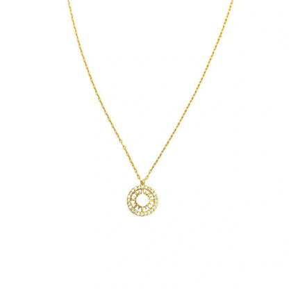 Elegant Celtic Moon and Sun Necklace in Premium 925 Sterling Silver with Celestial Motifs and Sparkling Asterism Diamonds