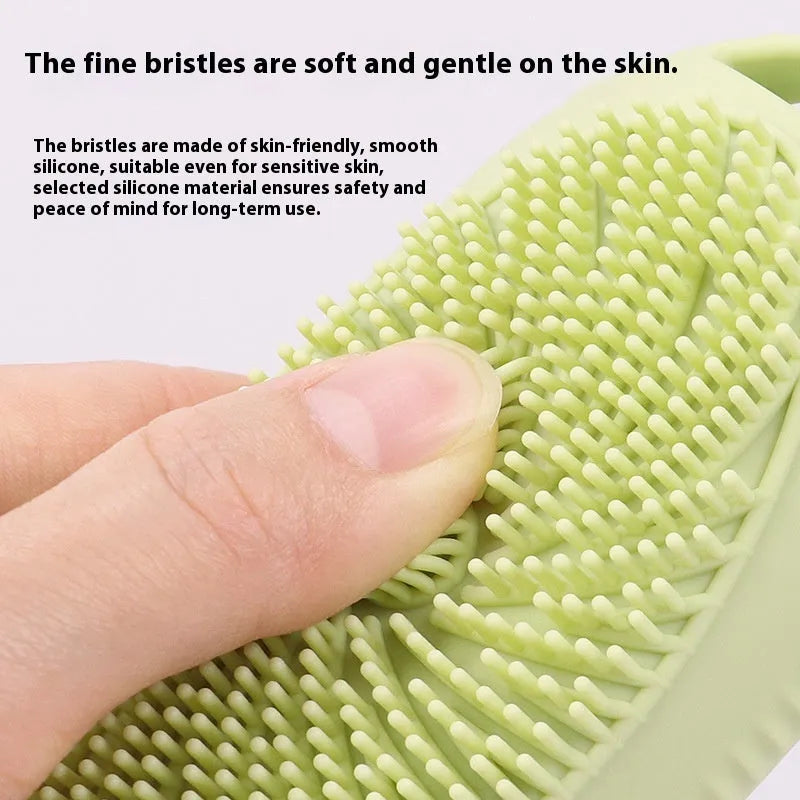 Silicone and PP bath brush storage bottle in various colours, 100ml capacity