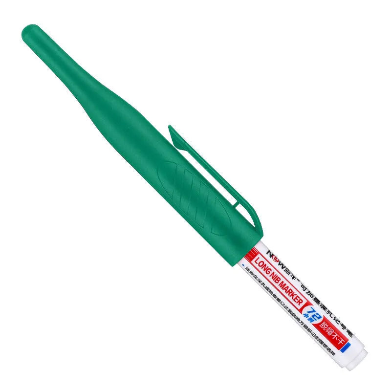 15.2 cm woodworking oil marker with quick-drying waterproof ink in black, red, blue, green