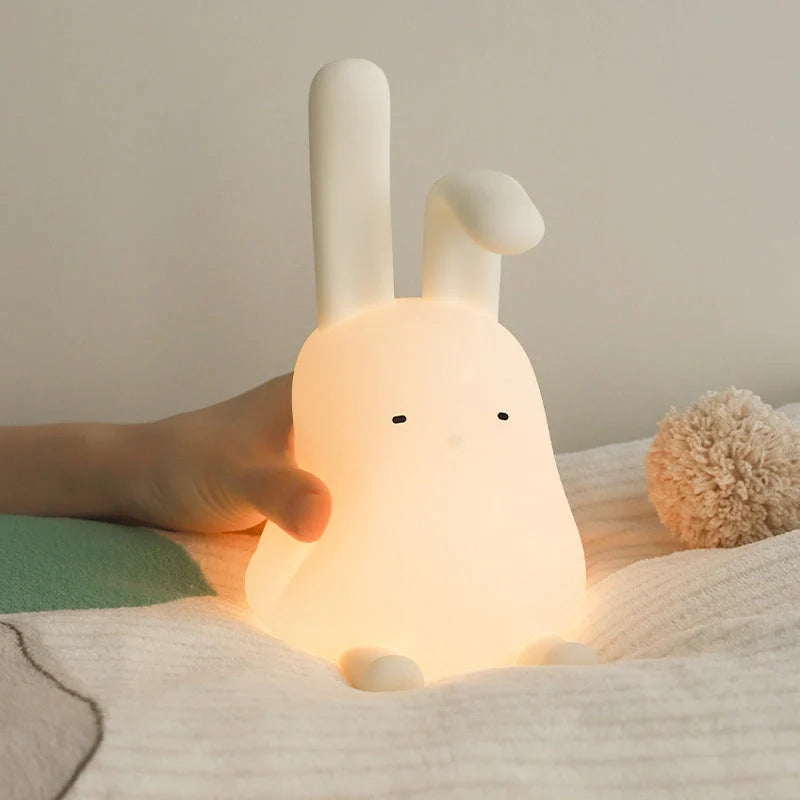 Cute Rabbit Mood Light with dimmable LED for children's rooms