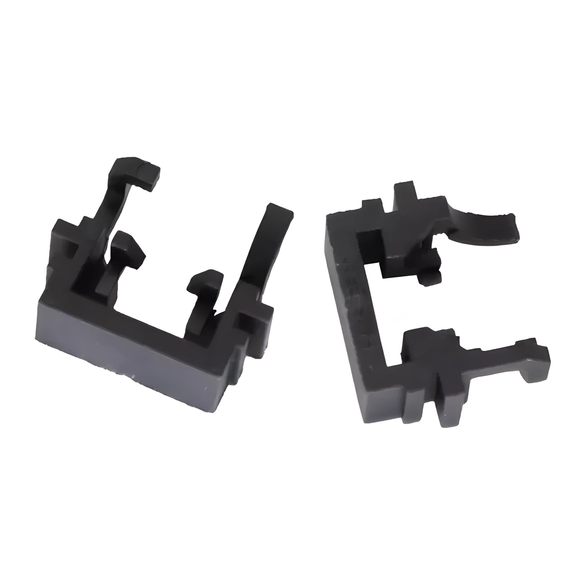 Black plastic H1 LED headlight bulb adapter for Ford Focus, Mondeo, and Fiesta.