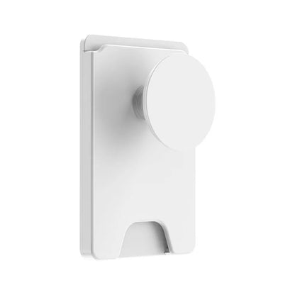 Minimalist magnetic suction phone airbag holder in black for compatible iPhone office use