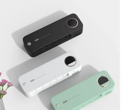 Rechargeable UV Toothbrush Sanitizer with LED Display and Wall Mount for Bathroom Accessories