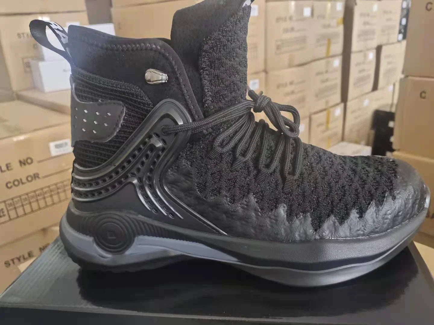 Durable steel-toe work boots with breathable mesh and leather uppers, shock-absorbing midsole, and puncture-resistant outsole