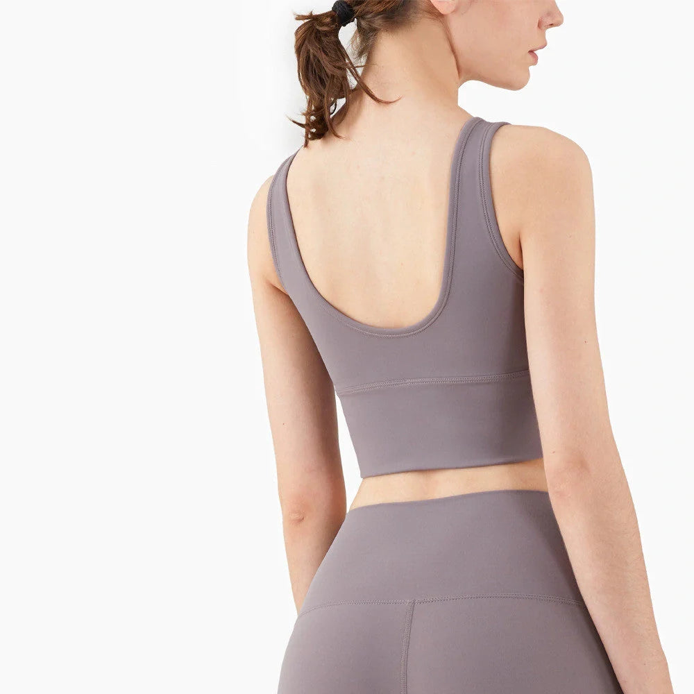 U-shaped back yoga underwear in various colours, showcasing breathable and stretchable fabric