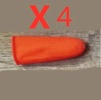 Silicone thumb protector with sharp curved blade for effortless vegetable, fruit, and crop harvesting in the garden or farm