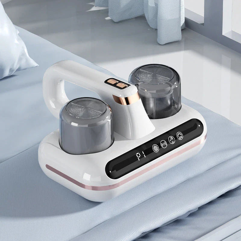 Powerful cordless mattress vacuum cleaner with advanced features for deep cleaning and dust mite removal