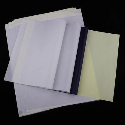 Tattoo transfer paper A4 sheets with transfer paste gel for clear line transfers and quadruple copies