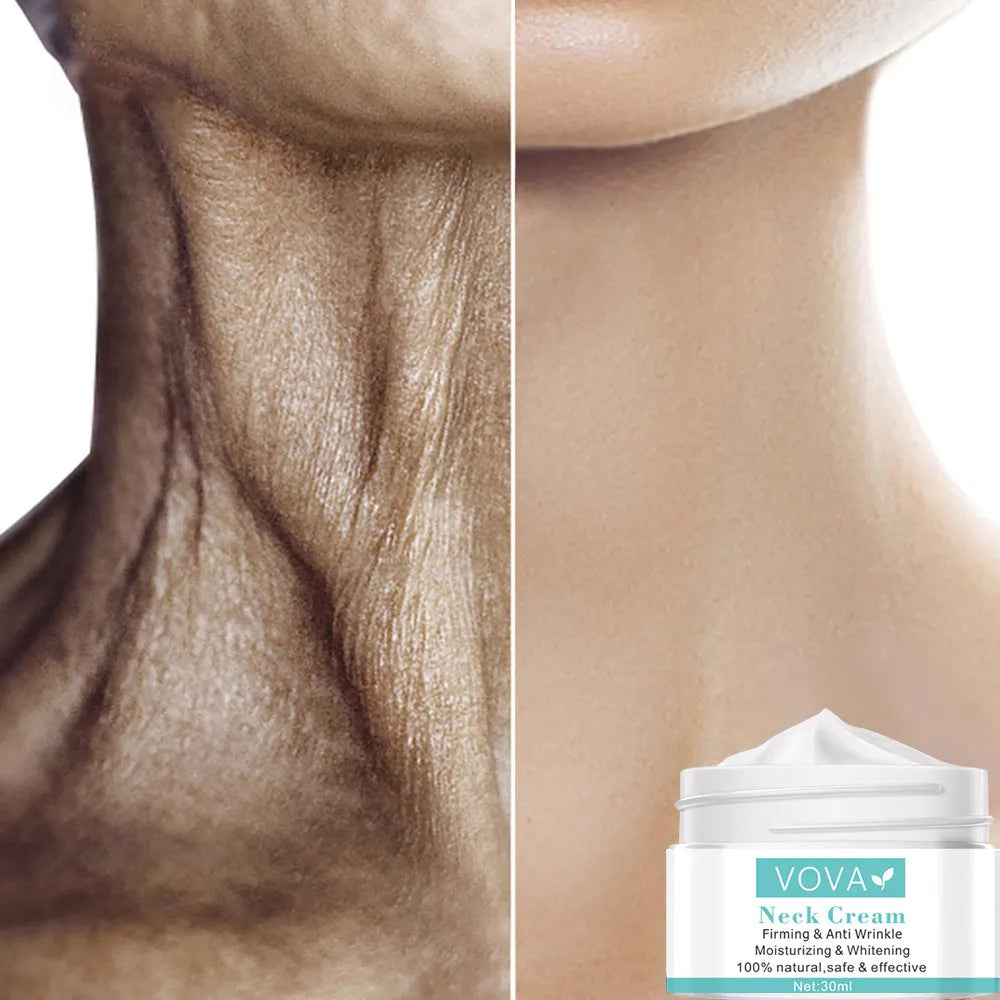 30ML white neck cream container for face and décolletage moisturising skincare
