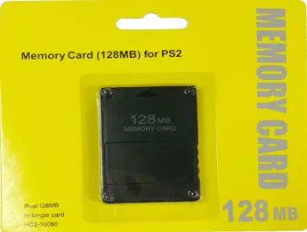 PS2 memory card plug-in storage card for PlayStation 2 game saves in 8M to 128M capacities