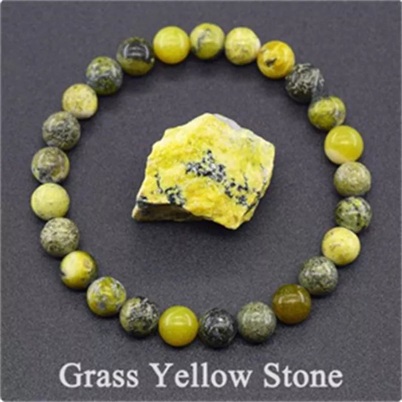 Natural stone tiger eye beaded bracelet for stress relief and yoga