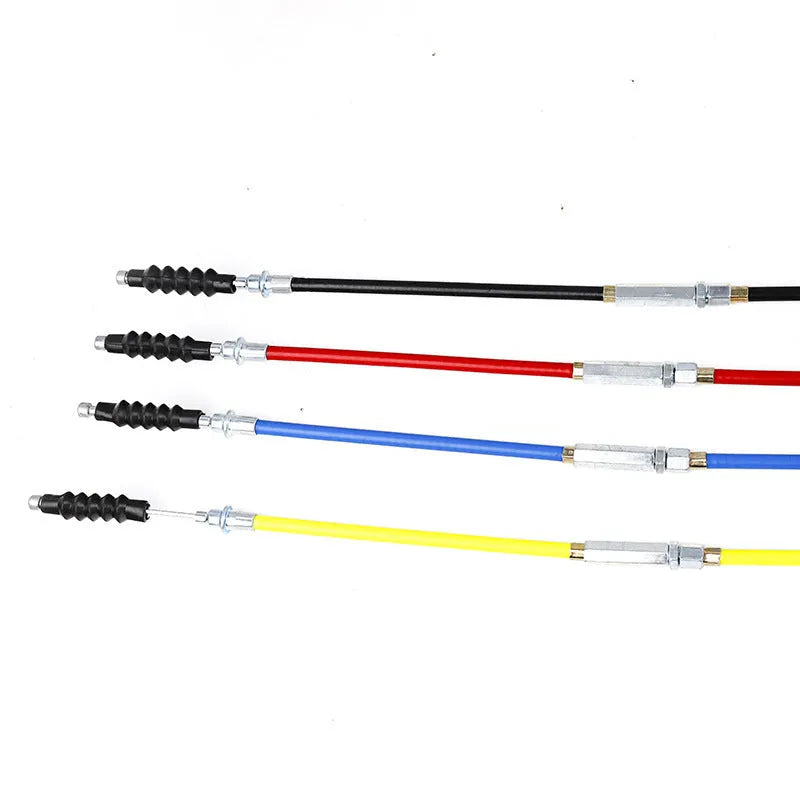 Scrambling motorcycle and ATV cable set showing 0.98 metre length with colour options for 110-125cc engines