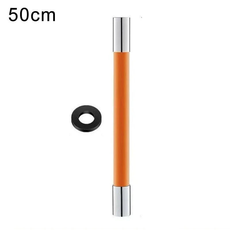 Adjustable faucet extender with 360-degree rotation for versatile sink cleaning