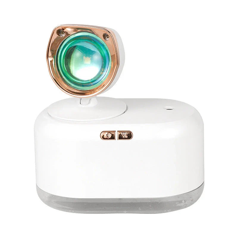 Versatile 2-in-1 Sunset Lamp and Humidifier with Warm Sunset Projection and Refreshing Mist
