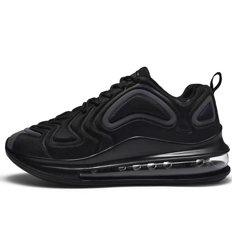 Stylish cushioned sneakers for men, featuring breathable mesh uppers, cushioned soles, and lace-up closure for a secure fit.