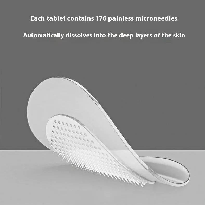 Soluble hyaluronic acid invisible microneedle acne patch sheet with 9 pieces in blister box