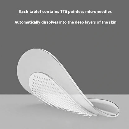 Soluble hyaluronic acid invisible microneedle acne patch sheet with 9 pieces in blister box