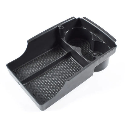 Tesla Model 3 and Model X/S centre console storage box retrofit organiser with plastic construction