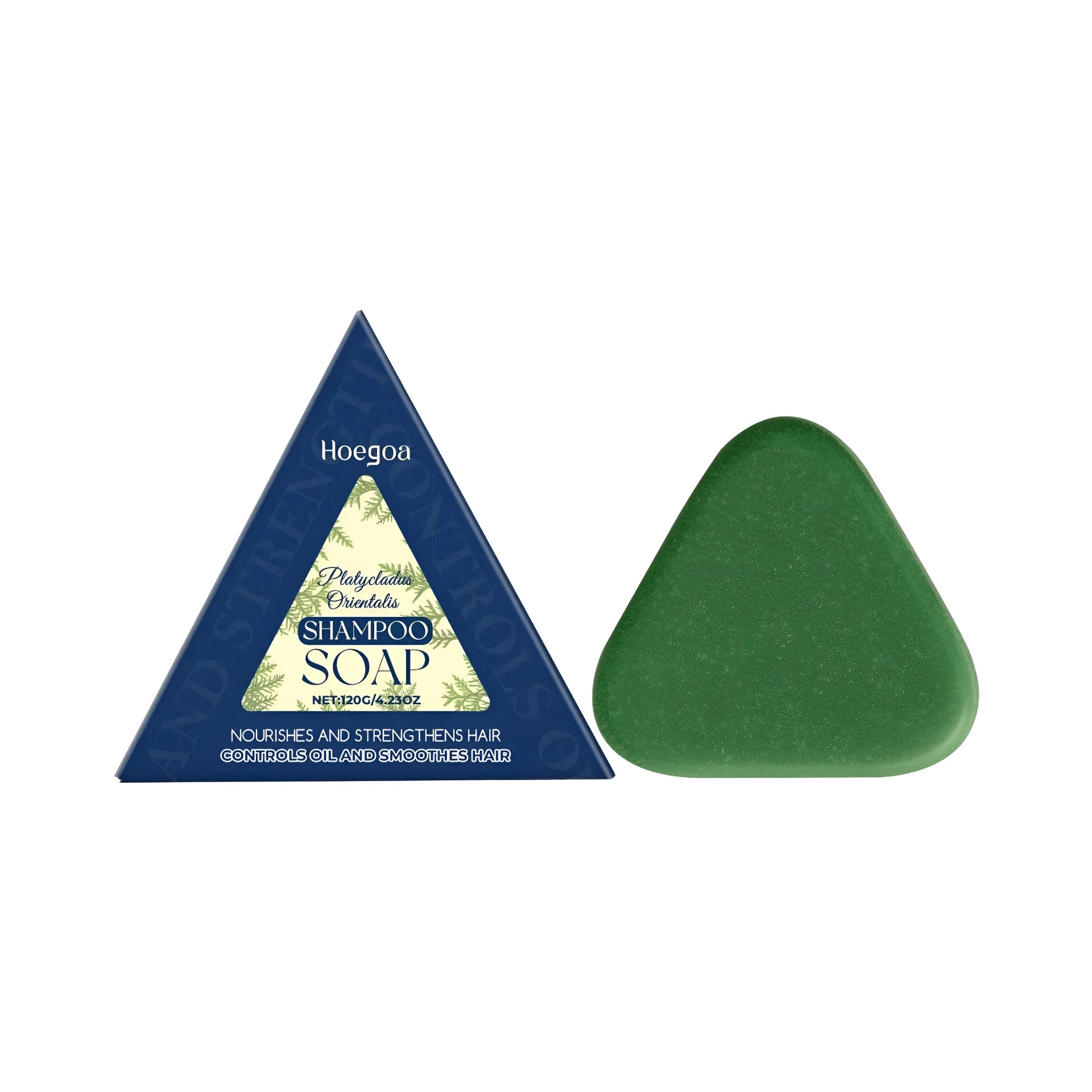 Platycladus Orientalis shampoo soap bar weighing 120g with botanical extracts