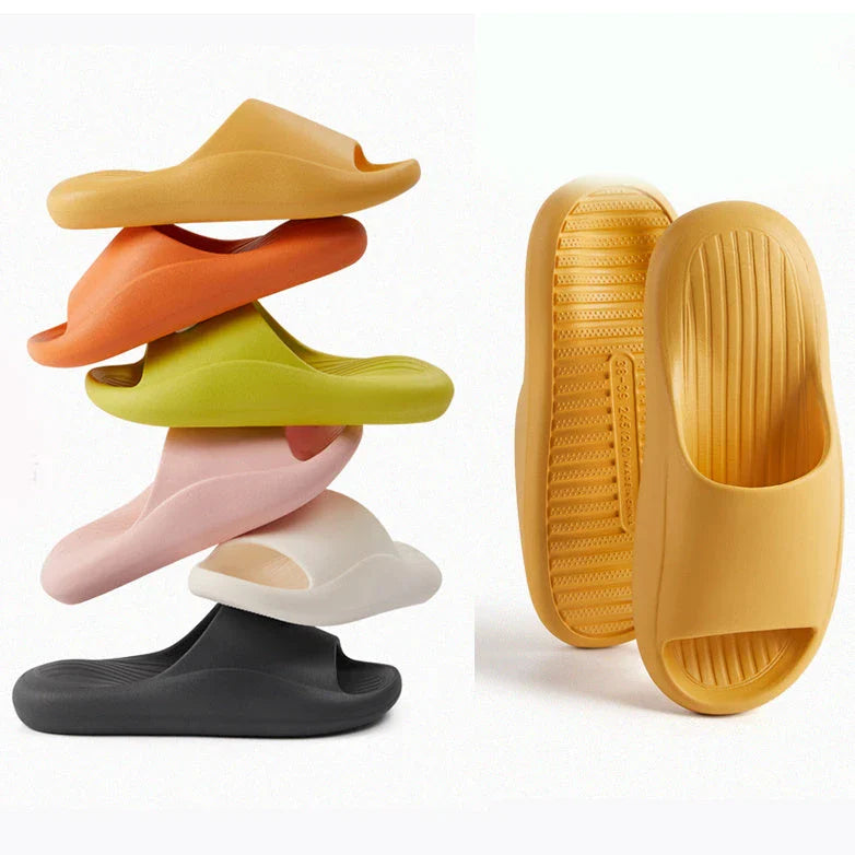 Cozy Slip-On House Slippers with Anti-Skid Soles in a variety of vibrant colors