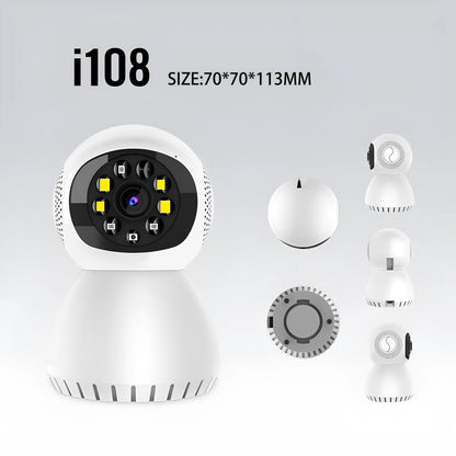 Wireless 1080p HD security camera with ABS housing and bracket for indoor outdoor monitoring