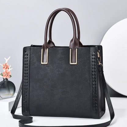 Adjustable PU Leather Shoulder Bag for Women in various colours