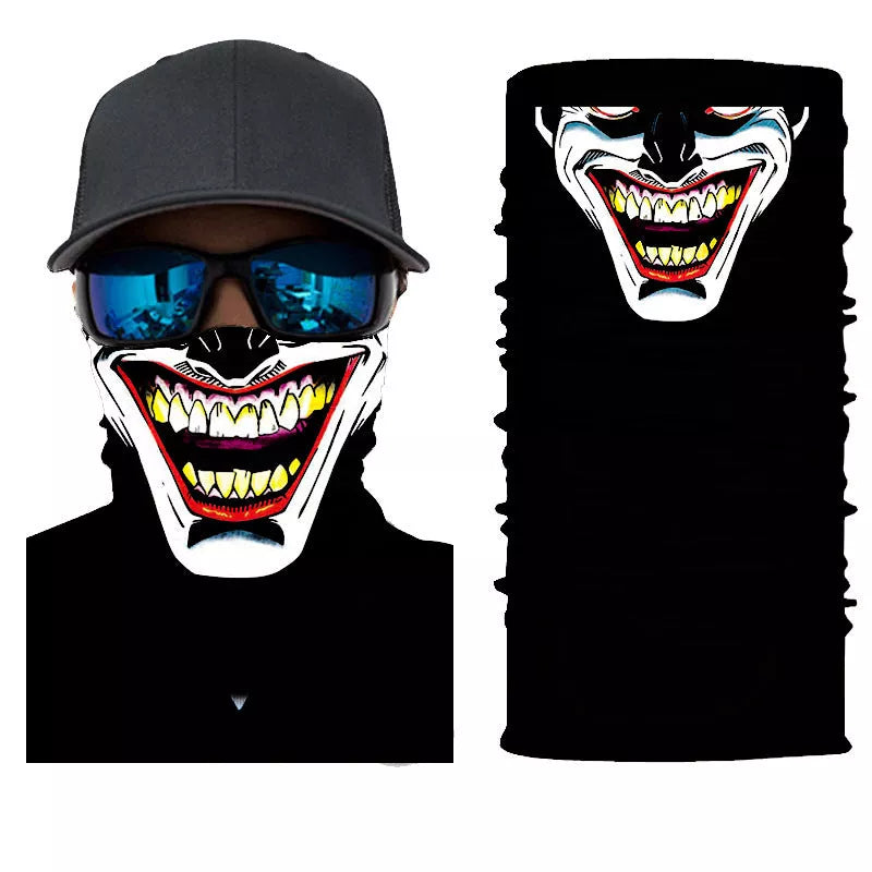 Graffiti pattern multifunctional magic headband for outdoor activities