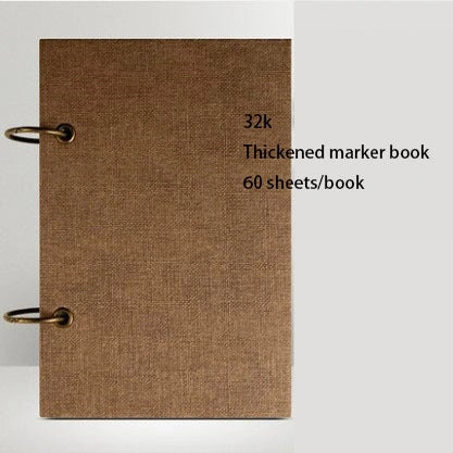Premium sketchbook with high-quality marker paper in various colours and sizes