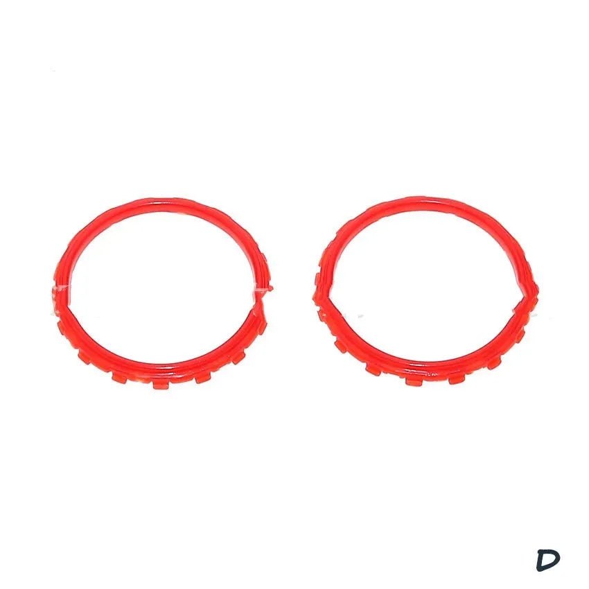 PS5 controller decorative ring in ten colour options including blue, green, pink, purple, red, and yellow