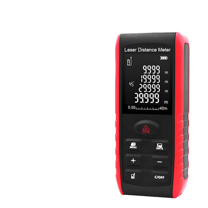 E40 M hand-held laser range finder measuring instrument with compact design