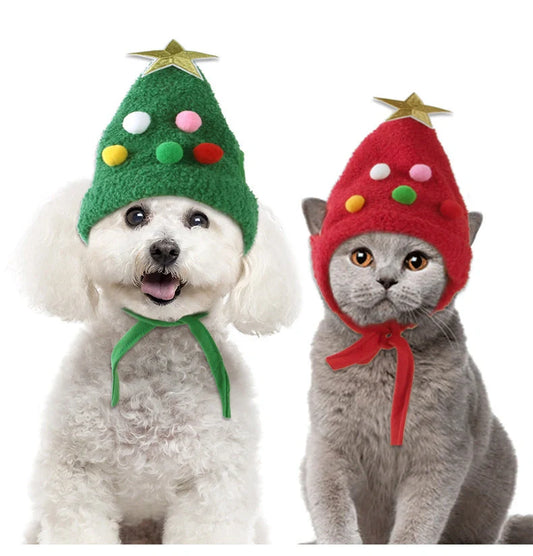 Christmas pet costume in velvet with antlers and bib options for winter warmth