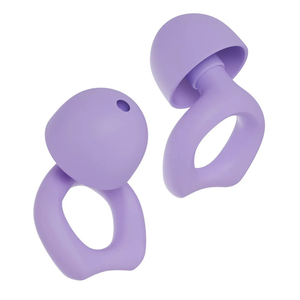 Silicone soundproof earplugs in five colour options with OPP packaging