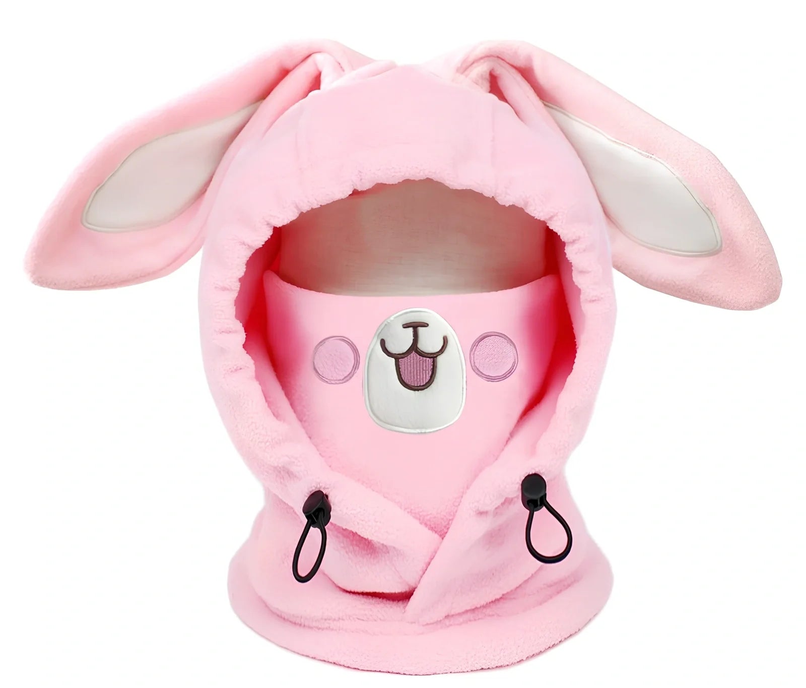 Ski helmet cover with cartoon animal designs including brown bear and white bear patterns for winter sports