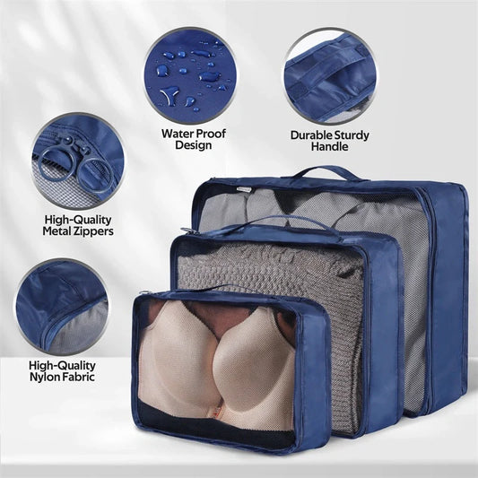 Stylish solid colour polyester storage bags for home organisation