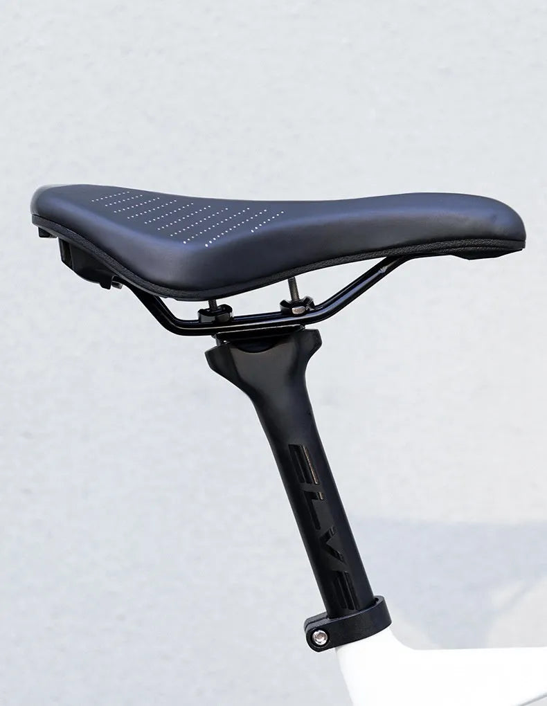 Medium mountain bike seat cushion in black or pink made from PU foam resin sponge
