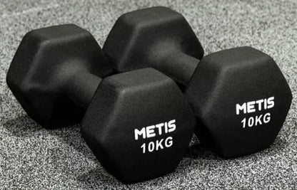 Yiling Hexagonal Household Dumbbells in various colours and weights