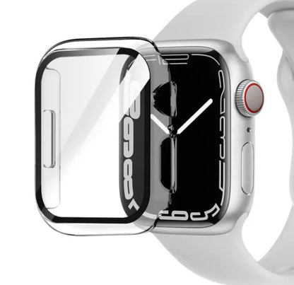 PC Tempered Film protective case for Apple Watch in various colours and sizes.