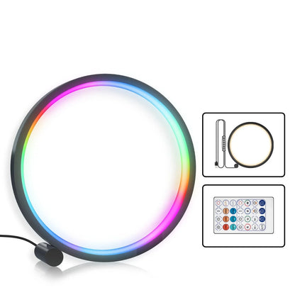 Colorful Smart LED Night Light with music sync, adjustable brightness, and modern design