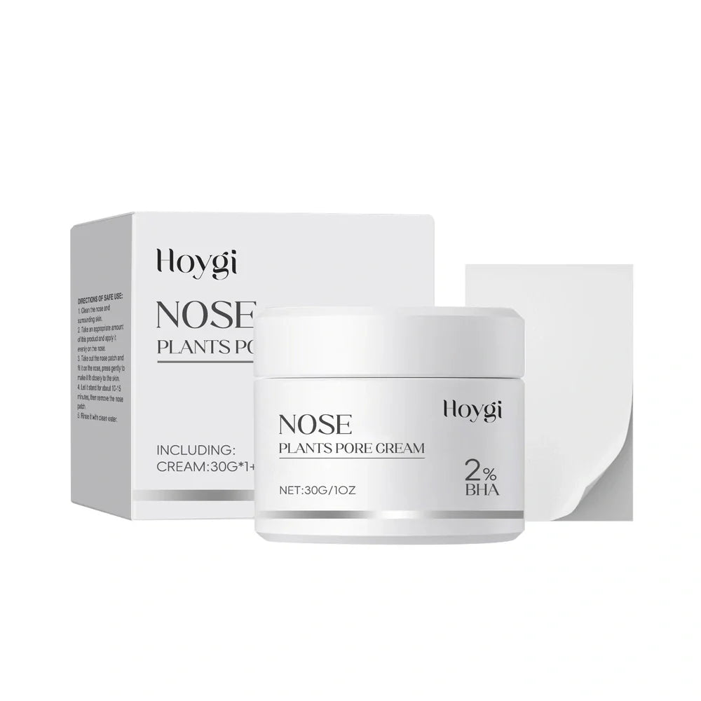Blackhead removal nasal mask set with 30g container and 60 nasal patches for pore cleansing