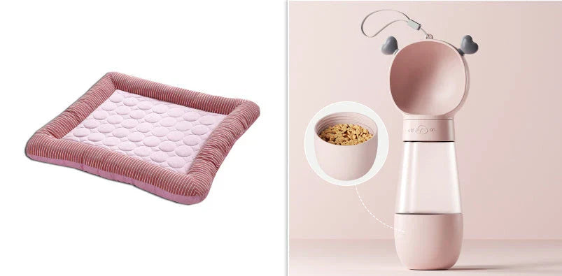 Cooling Pet Bed - Relieve Summer Heat for Dogs & Cats with High-Tech Cooling Cloth
