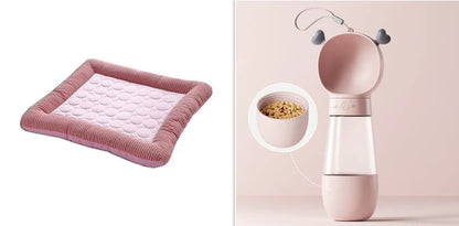 Cooling Pet Bed - Relieve Summer Heat for Dogs & Cats with High-Tech Cooling Cloth