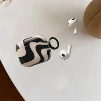 Yellow amber TPU earphone cover for Apple AirPods hard case cartoon style