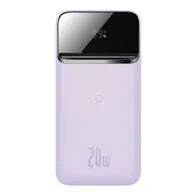 Blue magnetic wireless 10000mAh mini power bank with square aluminium shell design.