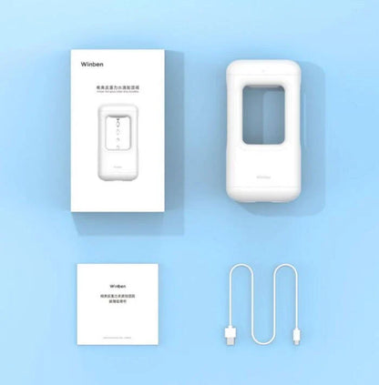 Whisper-Quiet Cool Mist Humidifier with Ambient Light - Premium Home Humidifier with Mesmerizing Droplet Backflow Design