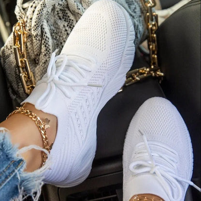 Women's thick sole sneakers in dad shoe style available in eight colours from white to blue