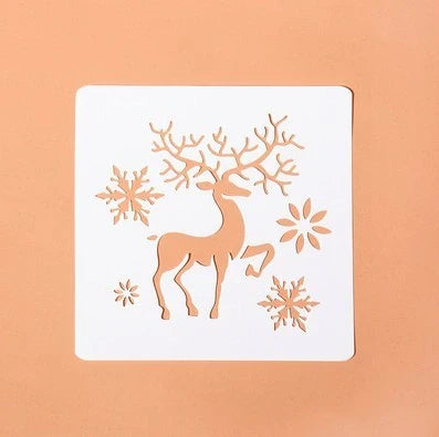 DIY Christmas Hand Tent Album Template Set for festive crafting projects
