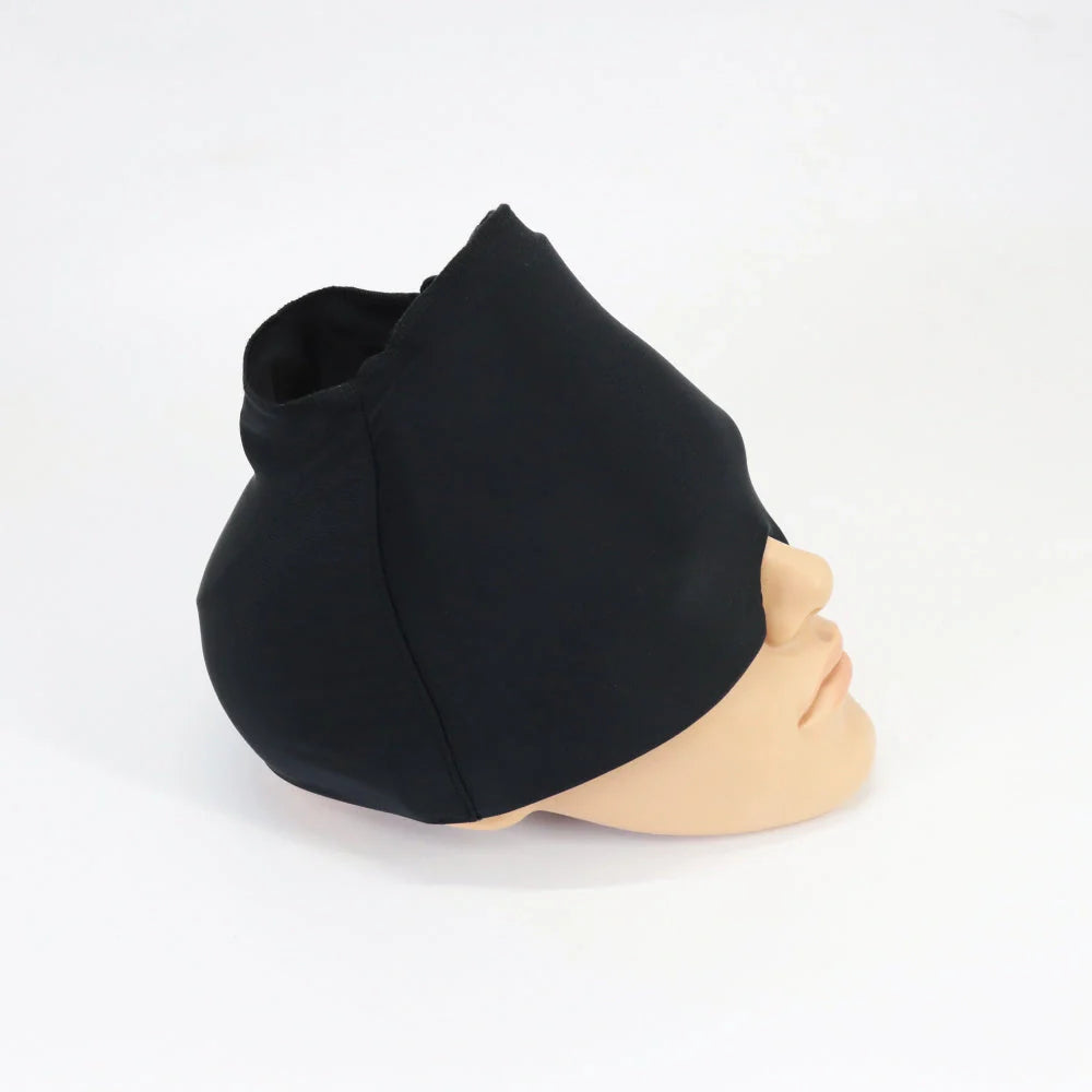 Cold Therapy Migraine Relief Hat with elastic compression for full head coverage